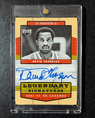 David Thompson Legendary Signatures #LS-DT card