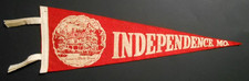 Independence Missouri Soft Felt 16.5" Pennant "Summer White House" Harry Truman
