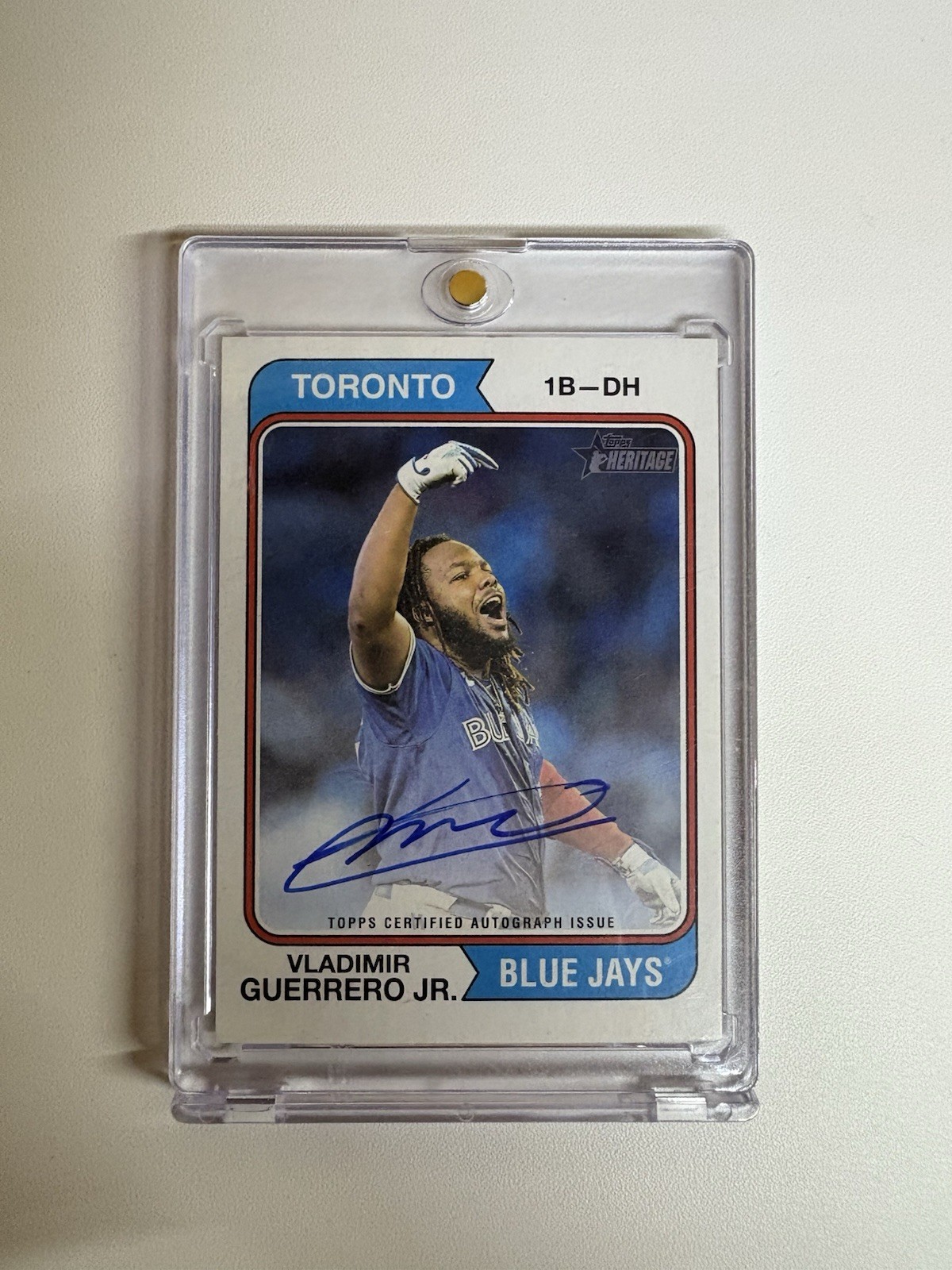 2023 Topps Heritage - Real One Autographs Vladimir Guerrero Jr. #ROA-VG (AU)