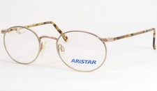 Vintage ARiSTAR by CHARMANT 6303 002 Pale Gold UNIQUE EYEGLASSES FRAME 48-20-140
