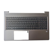 New Genuine HP ZBOOK Power 15 G9 Palmrest w/Keyboard Backlit Gray N06912-001 USA