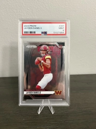 2024 Panini Prizm Jayden Daniels #347 PSA 9 MINT Rookie RC