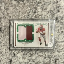 2021 Panini Flawless Jalen Hurts Legacy Patches Alabama Crimson Tide Patch 3/5