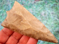 Super Fine 4 3/8 inch Florida Coastal Flint Hillsborough Point wt COA Arrowheads