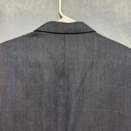 Oscar de le Renta 100% Wool Blazer 41R Herringbone Tweed Columbia Preppy Grandpa - Imagen 17 de 18