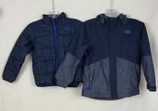 North Face Dryvent Boundary Triclimate Jacket Snow Ski Boys XS 6 Blue NF0A34Q3