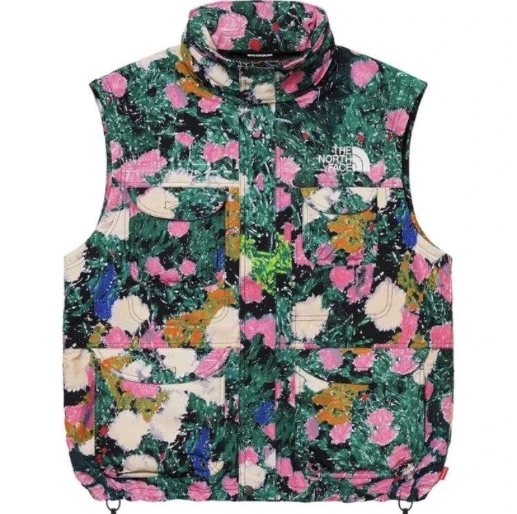Supreme x The North Face Trekking Convertible Jacket - Flowers - Small - New! image 3