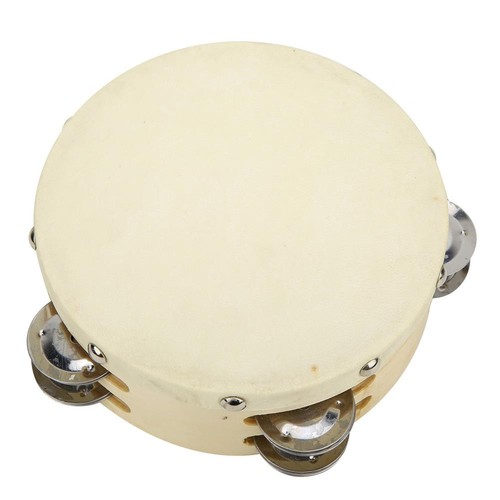 6 Inch Double Row Jingle Tambourine Handheld Musical Toy for Kids - Picture 11 of 11