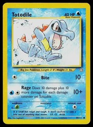 Totodile 80/111 Neo Genesis Common