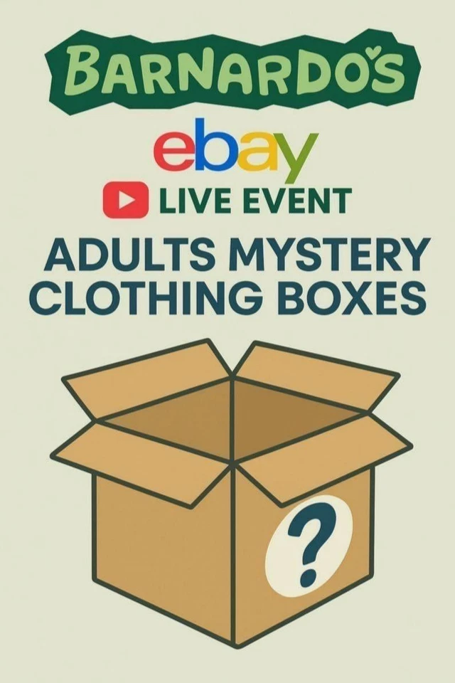Adults Mens Ladies MYSTERY BOXES All Sizes £1 Starts Fashion Charity