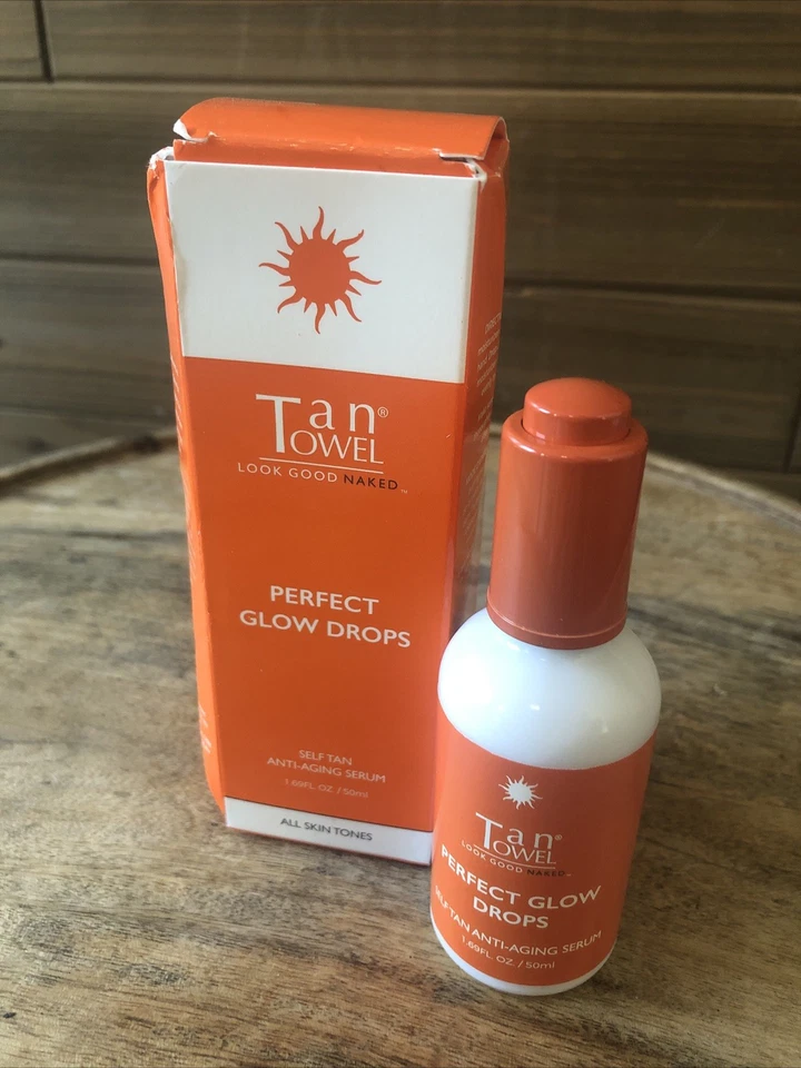 NEW-Tan полотенце идеальный зарево капли самостоятельный загар антивозрастная сыворотка 1,69 унц - Изображение 2 из 4