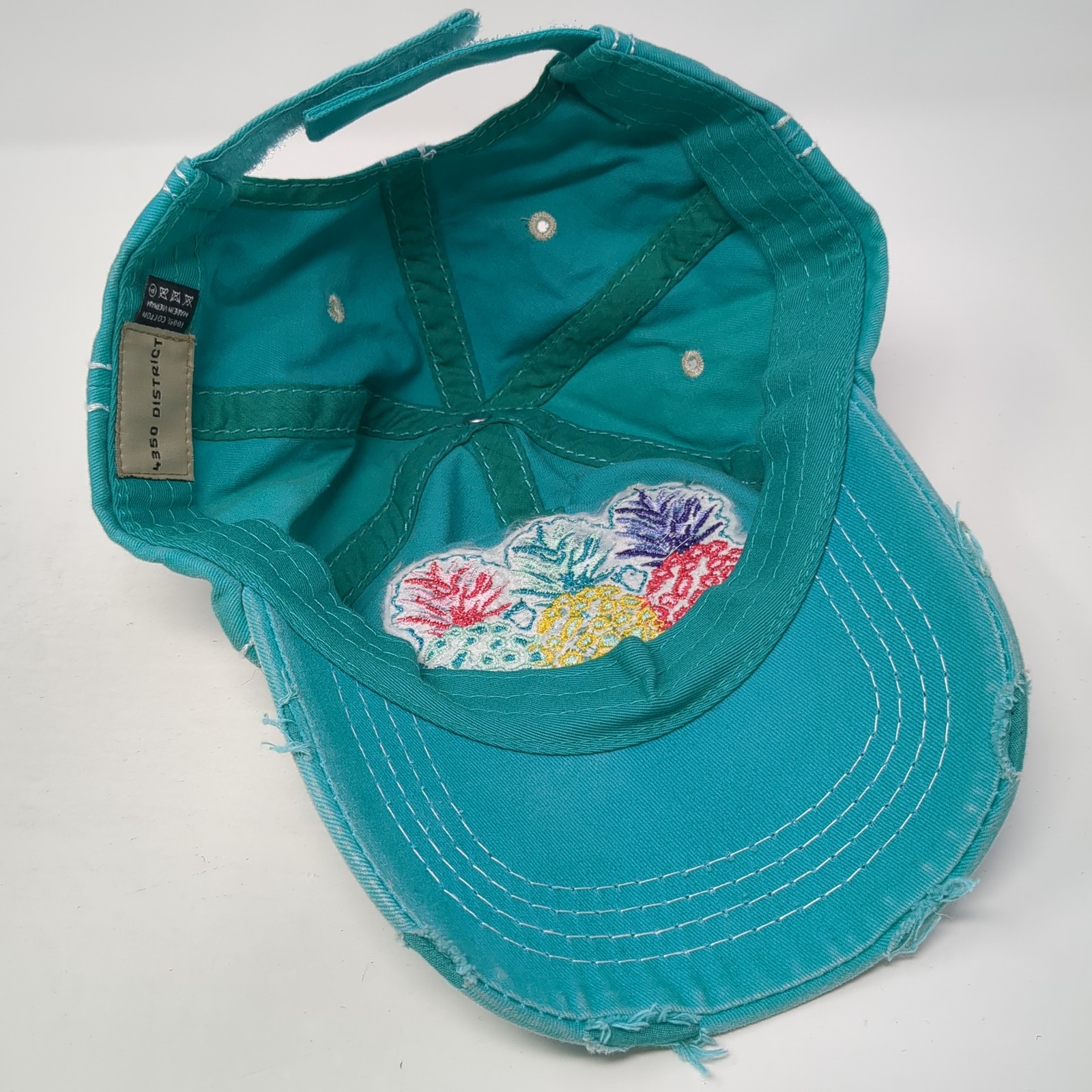 Pineapple Patch Strapback Baseball Hat Blue One S… - image 7