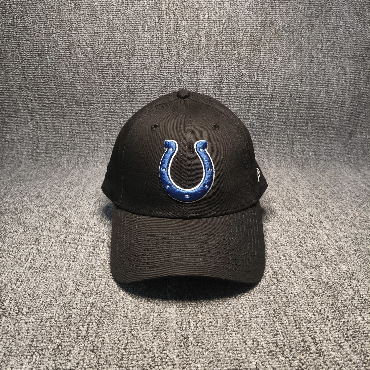 New Era 9FORTY Indianapolis Colts NFL Black Adjustable Strapback Hat Cap
