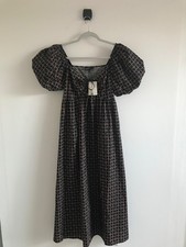 Nobody's Child Joanna Ditsy Floral Midi Dress UK10 - Black - RRP £89 - BNWT