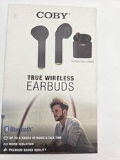 Coby Bluetooth True Wireless Earbuds with Charging Case black CETW511-BK