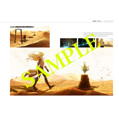 RWBY Archives Remnant Promenade Volume 1-8 Series Art Book