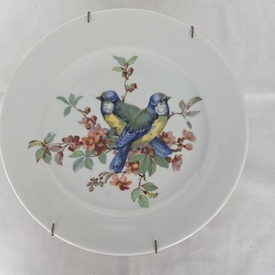 E&R American Songbird Warblers 7.75'' Collector Plate W Germany Vtg #59