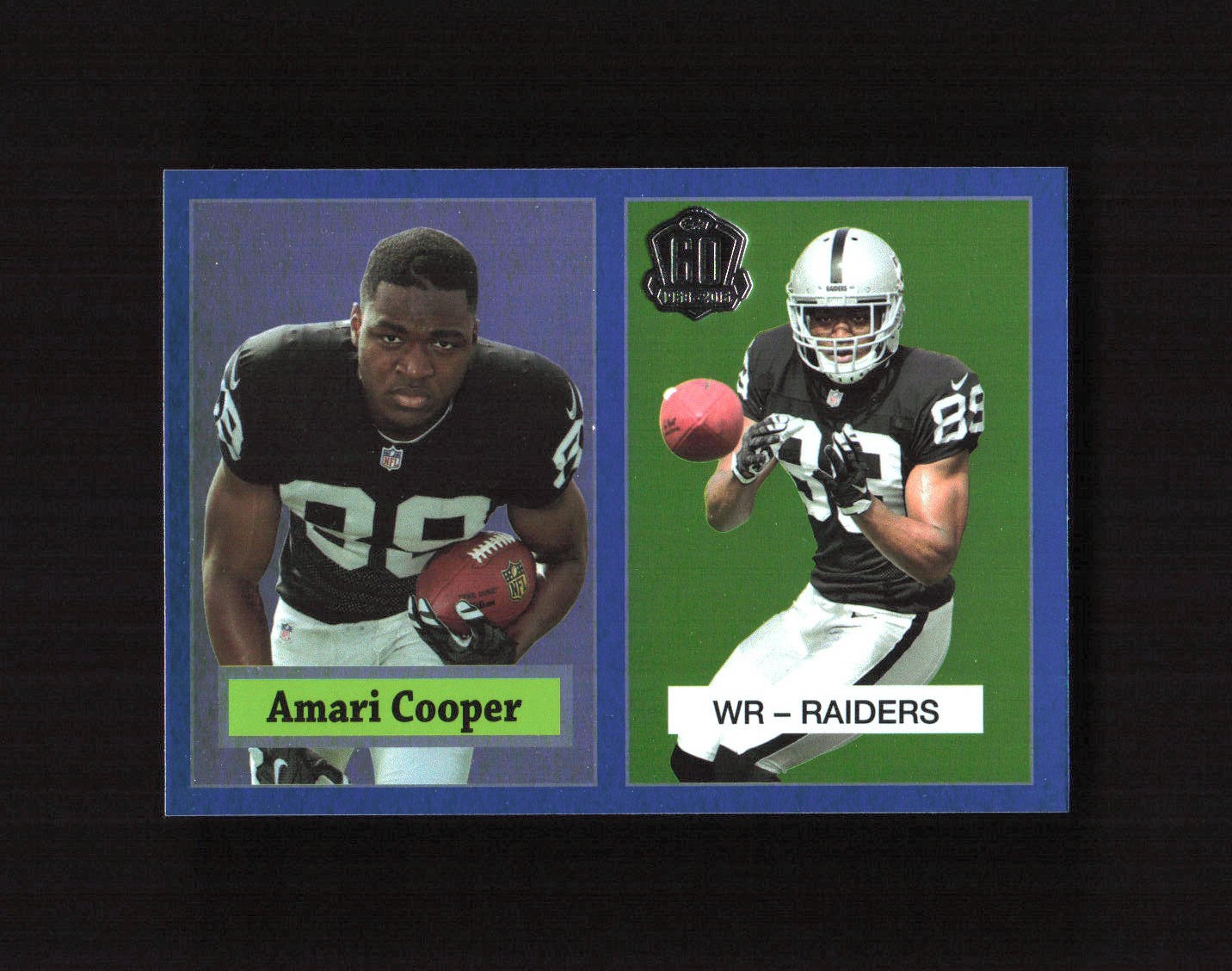 Amari Cooper Topps 60th Anniversary #T60AC Blue Border