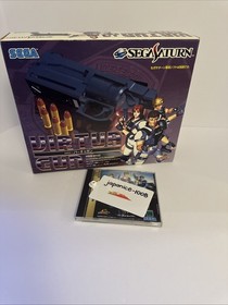 Sega Saturn In Box Virtua Gun HSS-0152 With Game TESTED WORKING 