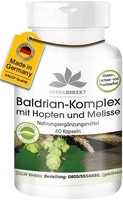 Baldrian-Extrakt Plus Mit Hopfen Und Melisse - 60 Kapseln - Vegan