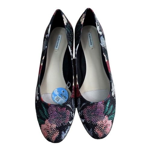 NEU Alex Marie Damenschuhe Strass Blumenmuster niedriger Blockabsatz Größe 11 Fairy - Bild 1 von 10