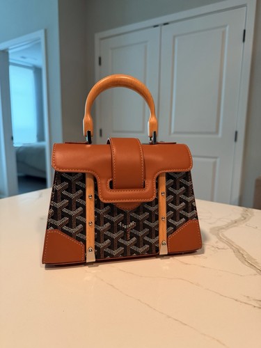 Goyard Structured Mini Saigon Top Handle Bag