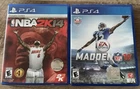 New ListingNBA 2K14 Madden NFL 16 PS4 2K Games EA SPORTS NTSC-U/C E-Everyone