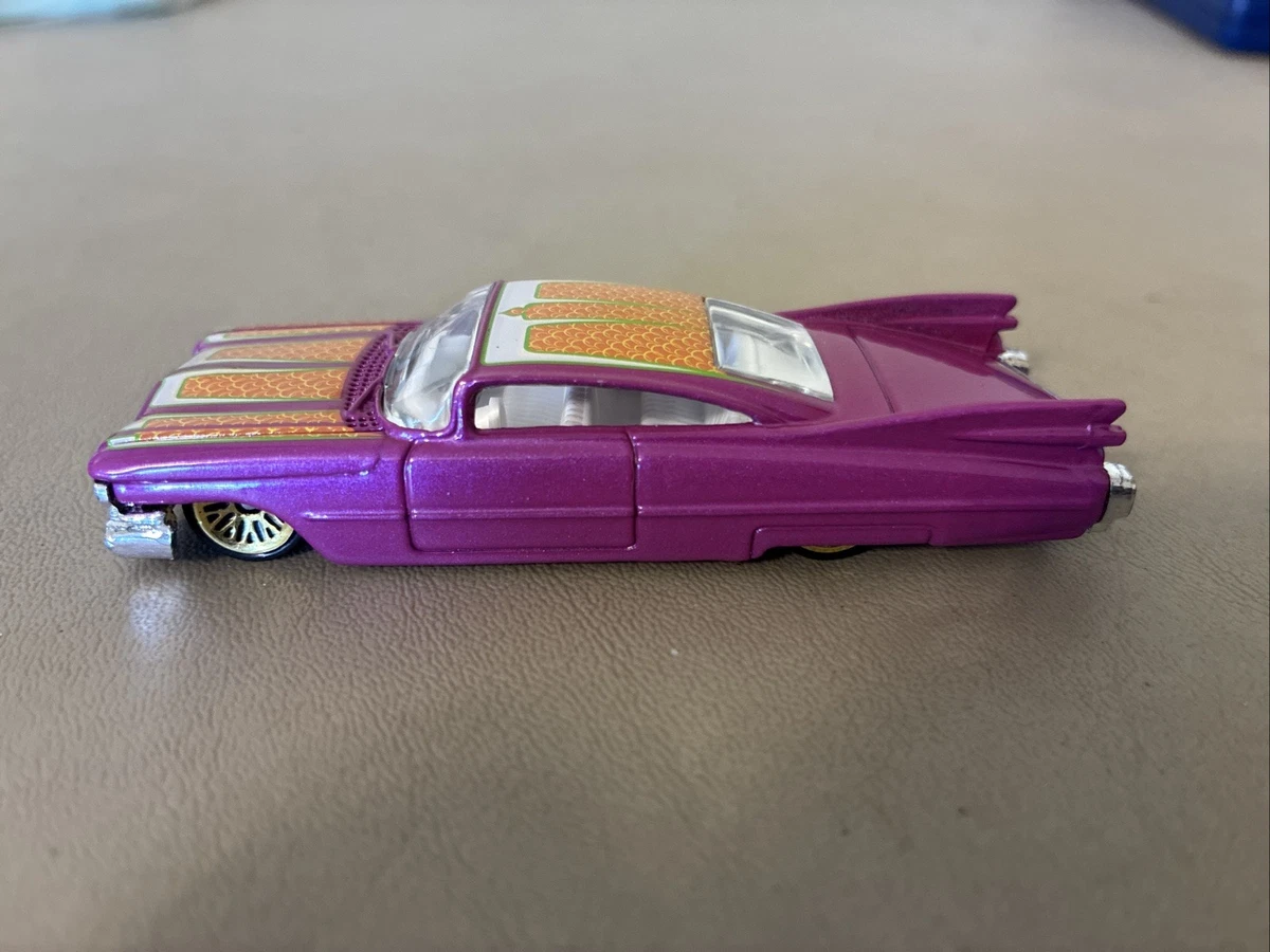 Cadillac Pink 1959 Vehicle Year Vintage Manufacture Diecast Cars