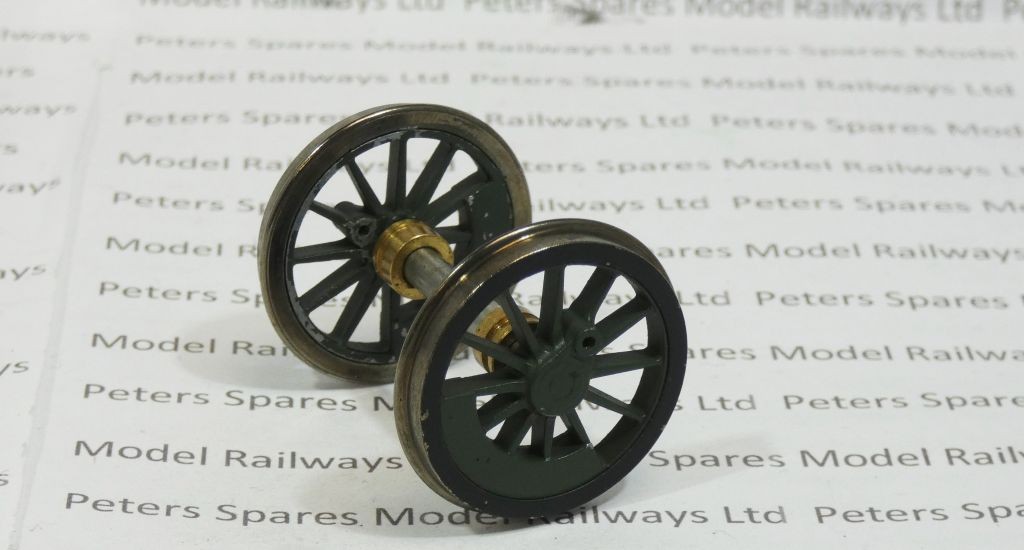 Dapol 111802 Terrier O Gauge Wheel Set Green Non-geared