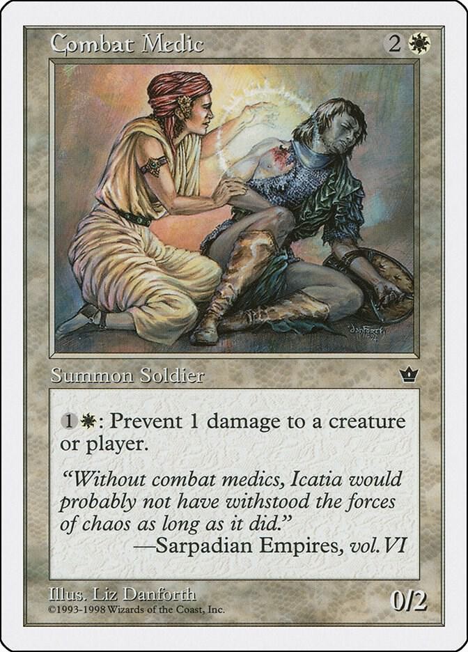 Combat Medic 74 Common Anthologies Magic: The Gathering Lightly Played