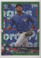 2018 Bowman Chrome Prospects Green Shimmer Refractor 16/99 DJ Daniels 1u6