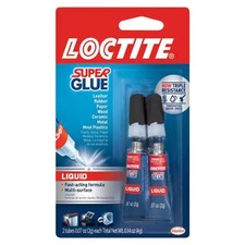 Super Glue 0.07 oz. Liquid Clear Tubes 2-Pack 