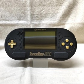 Hyperkin SupaBoy Portable Game Console Black Gold Edition New