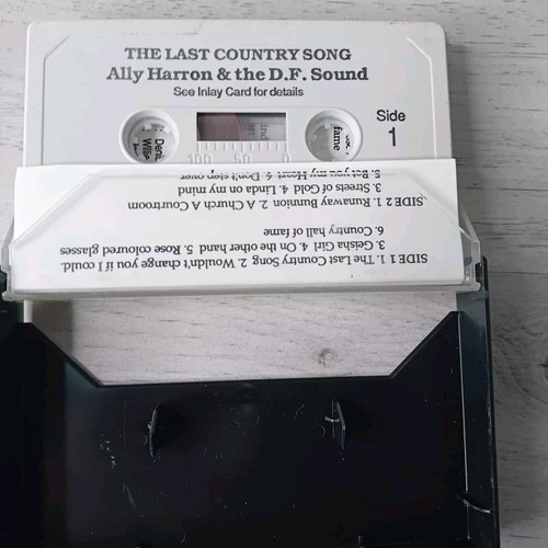 THE LAST COUNTRY SONG ALLY HARRON CASSETTE TAPE ALBUM - RARE RETRO VINTAGE - Picture 2 of 3