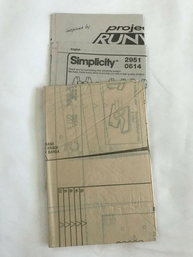 Simplicity Pattern 2951 Project Runway Petite Mini Dress Size P5 12 20 UNCUT - Picture 2 of 4