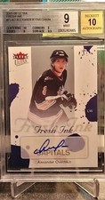 2005-06 Fleer Ultra Fresh Ink Alex Ovechkin Auto ROOKIE BGS 9 Auto 10! SSP 🔥