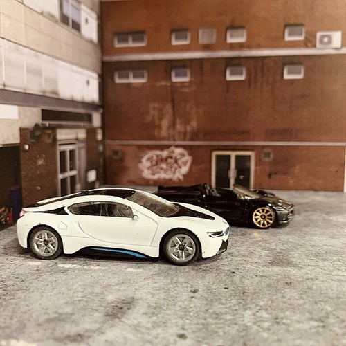 1/64 Diorama Car Garage Model Car Parking Lot Background Scene Display Model Toy - Picture 5 of 8