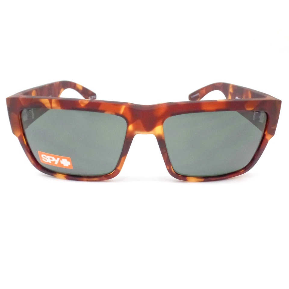Óculos de Sol Spy Optics Cyrus Matte Camo Tort Happy Cinza Verde Novo Autêntico - Imagem 2 de 4