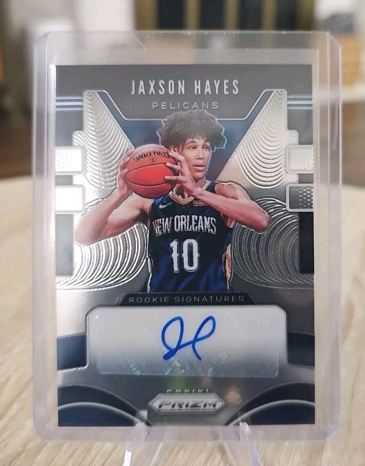 2019-20 Panini Prizm Jaxson Hayes Rookie Signatures Auto RC #RS-JXH Lakers