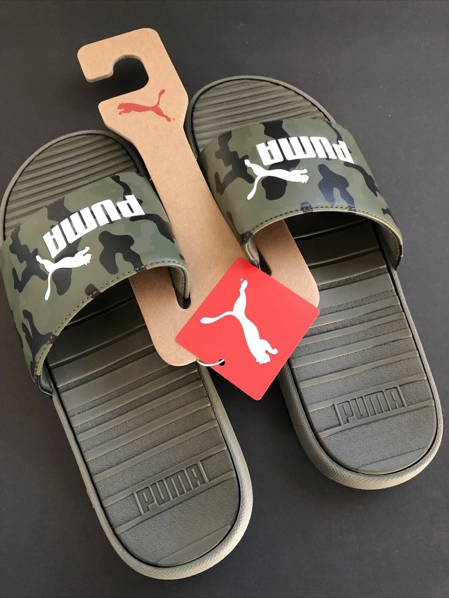 Cool Cat Camo Men's Slides