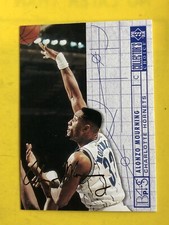 1994 Collector's Choice International French Gold Signature Alonzo Mourning HOF