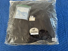 Horse Stable Blanket 75” Smartpak 640Denier Color Black/Grey Trim & White Piping