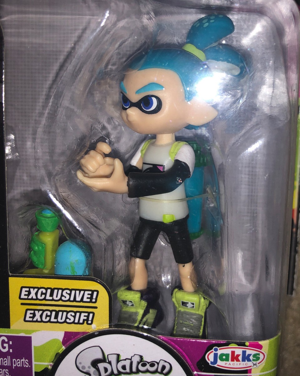 World Of Nintendo Splatoon Inkling Boy Teal Hair 2017 - NIP
