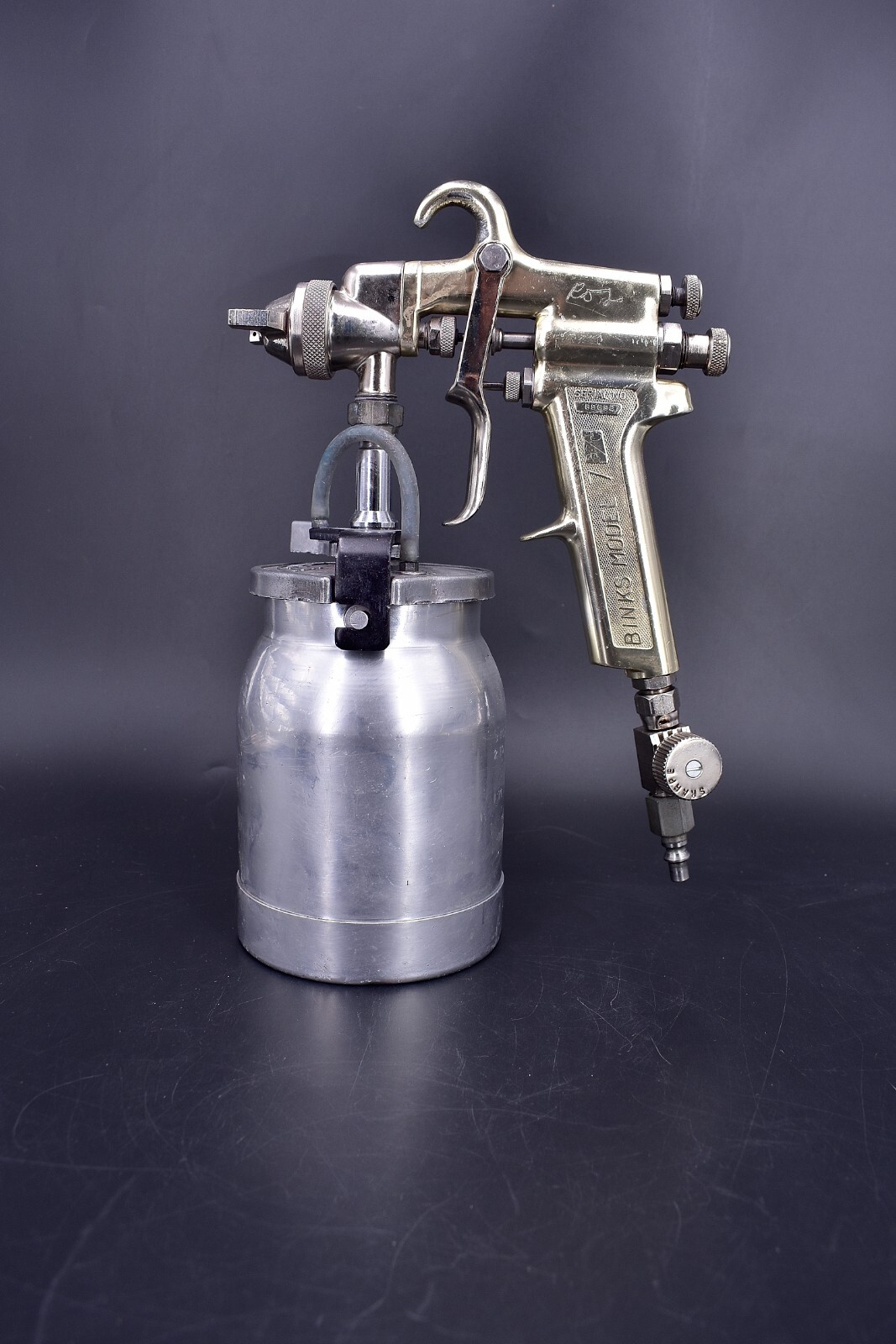 Binks Model 7 Spray Gun 66SK Nozzle & Binks Cup Air Tested eBay