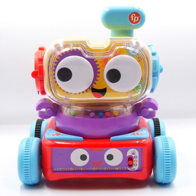 Fisher-Price Baby Kleinkind & Vorschule Spielzeug 4-in-1 Lernbot, reparaturbedürftig