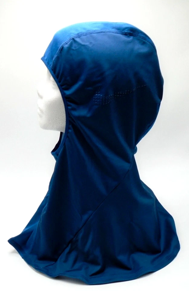 Nike Pro Hijab Para Mujer M/L UV Contorneado Azul Valeriana Foto 3 de 4