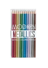 OOLY Modern Metallic Colored Pencils , Drawing and Coloring Pencils for Kids and