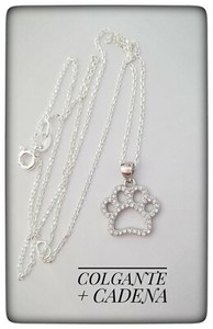 Huella De Perrito Colgante Plata De Ley Pendant Of Dog In Silver Huella Perro Ebay