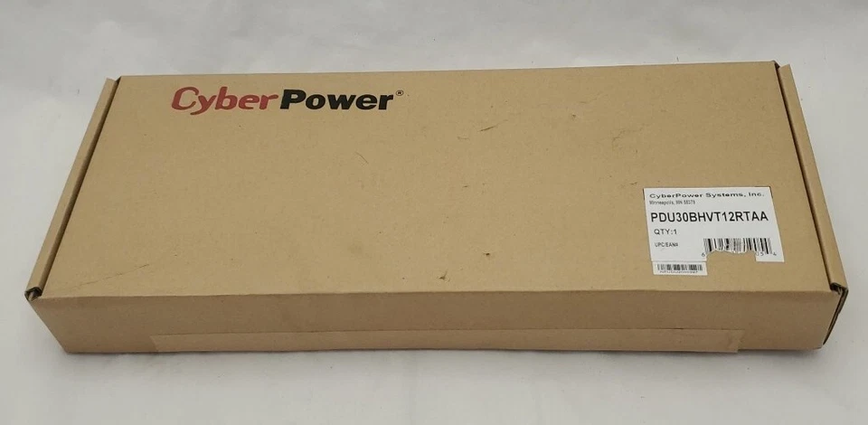 CyberPower PDU30BHVT12R 300V 24A 208/230Vac 1U Rackmount 12-Outlets ~New - Image 4 of 4