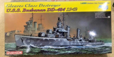 1/350 USS Buchanan (DD-484) 1942 Gleaves class - Dragon #1021 | eBay